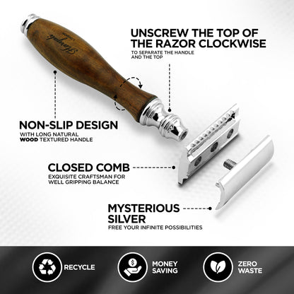 Haryali Double Edge Razor Wooden