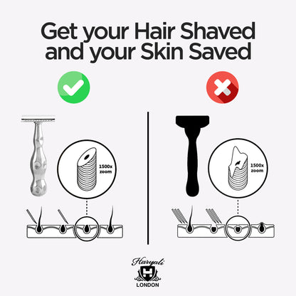 Double Edge Razor Stainless Steel Vase Shape