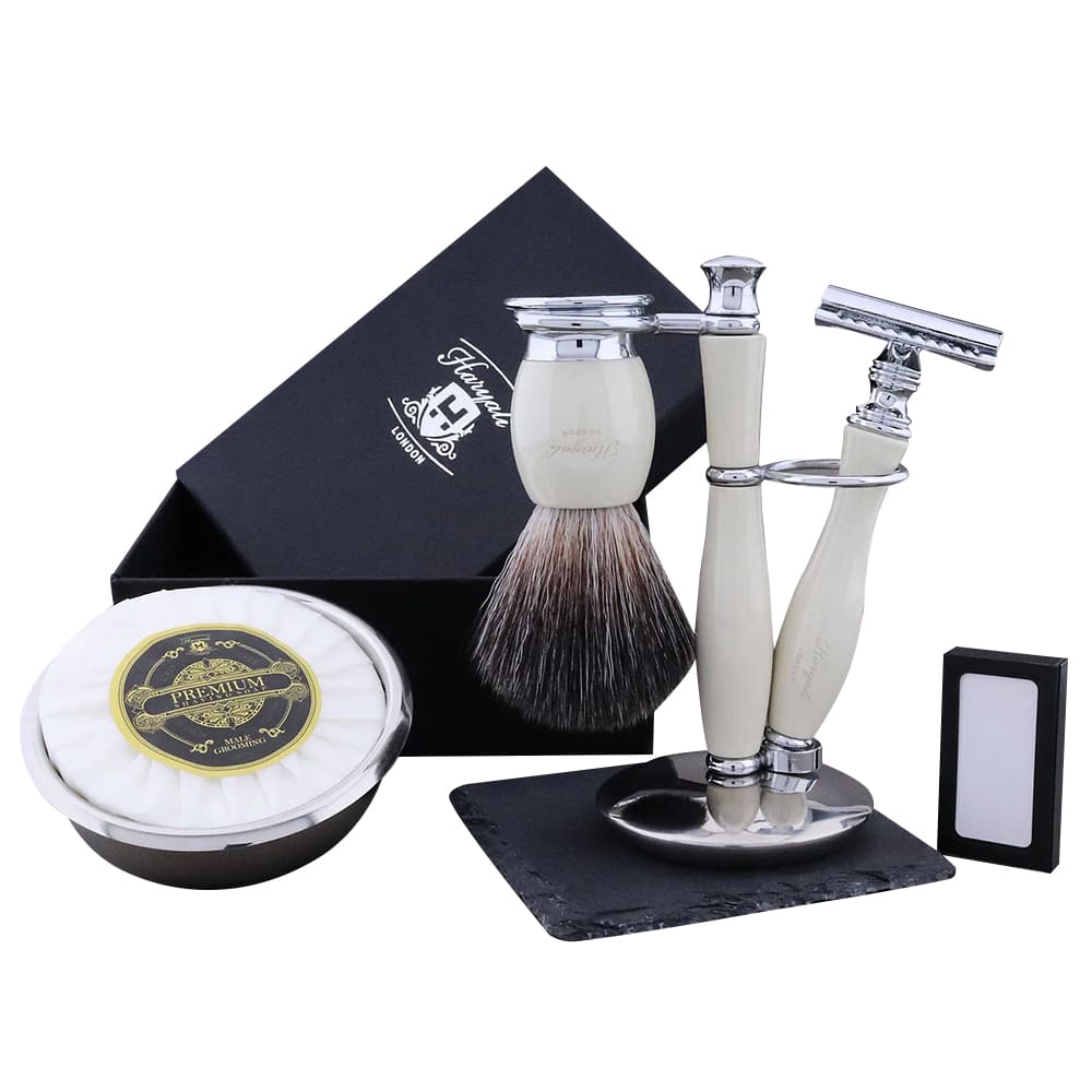 Haryali's Indigo Range Synthetic Hair Shaving Kit - HARYALI LONDON
