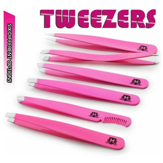 Haryali London Pink Eyebrows Tweezers