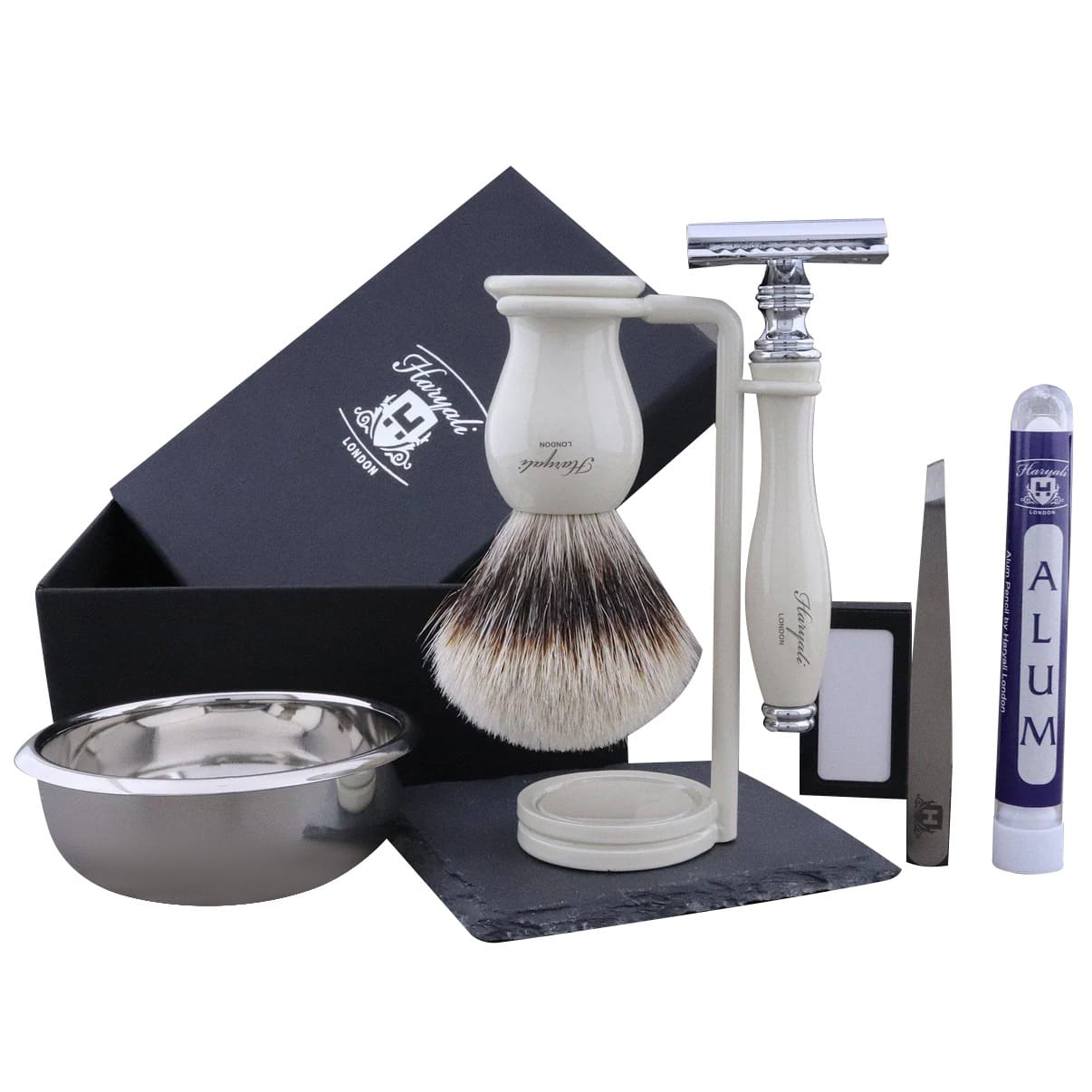 Haryali's York Range Silvertip Badger Hair Shaving Kit