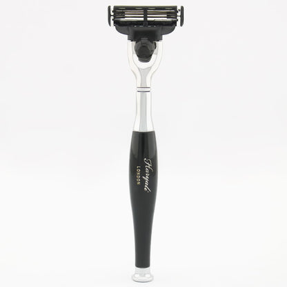 Haryali's Tandoori 3-Klingen-Rasiermesser, Farbe Schwarz