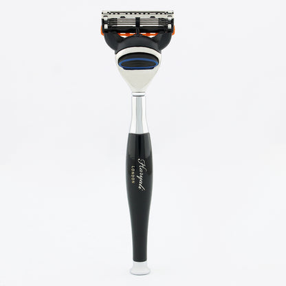 Haryali's Tandoori 5 Edge Shaving Razor - Black Color