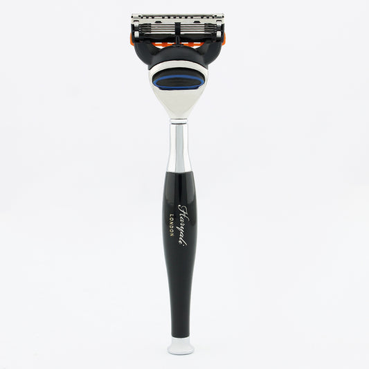 Haryali's Tandoori 5 Edge Shaving Razor - Black Color