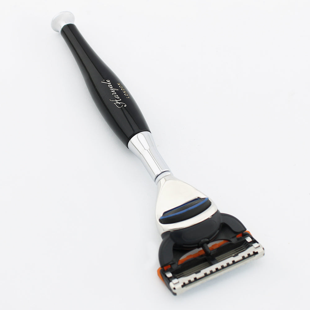 Haryali's Tandoori 5 Edge Shaving Razor - Black Color