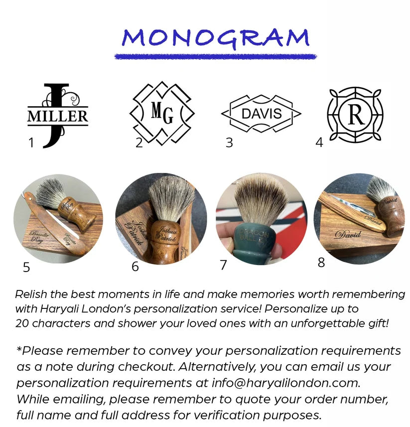 Haryali's Wooden Range Shaving Kit