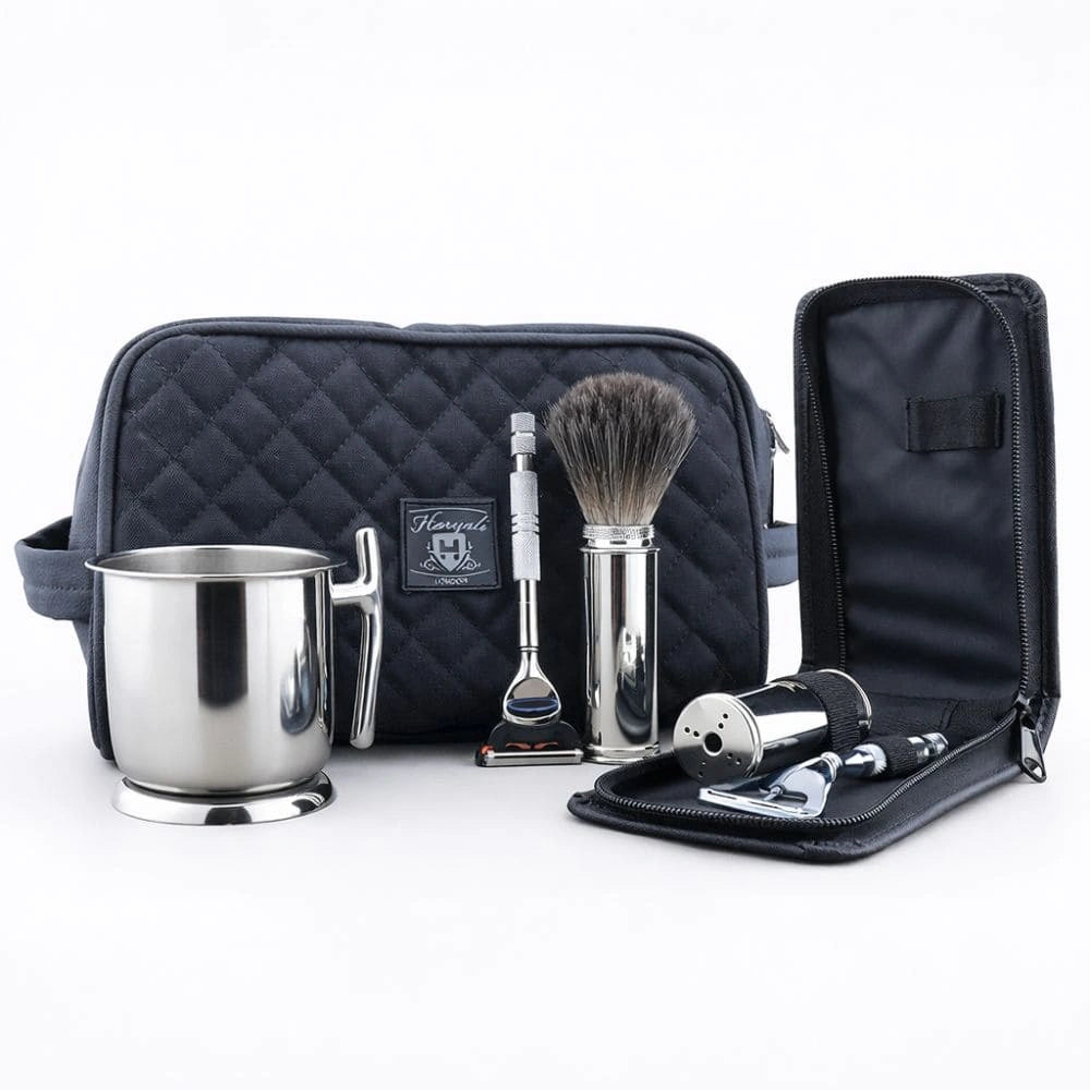 Haryalis Travel Range Kunsthaar-Rasierset 