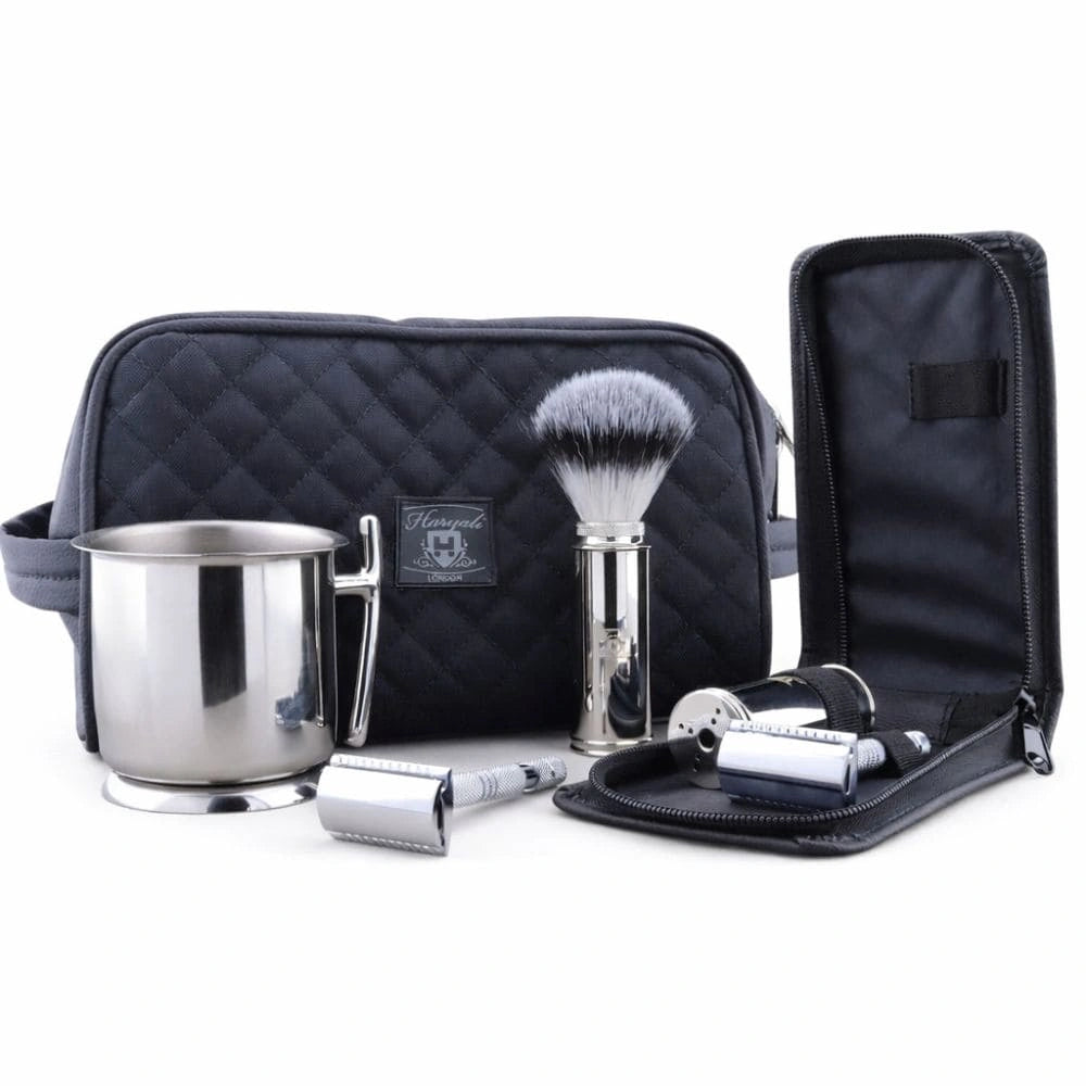Haryalis Travel Range Kunsthaar-Rasierset 