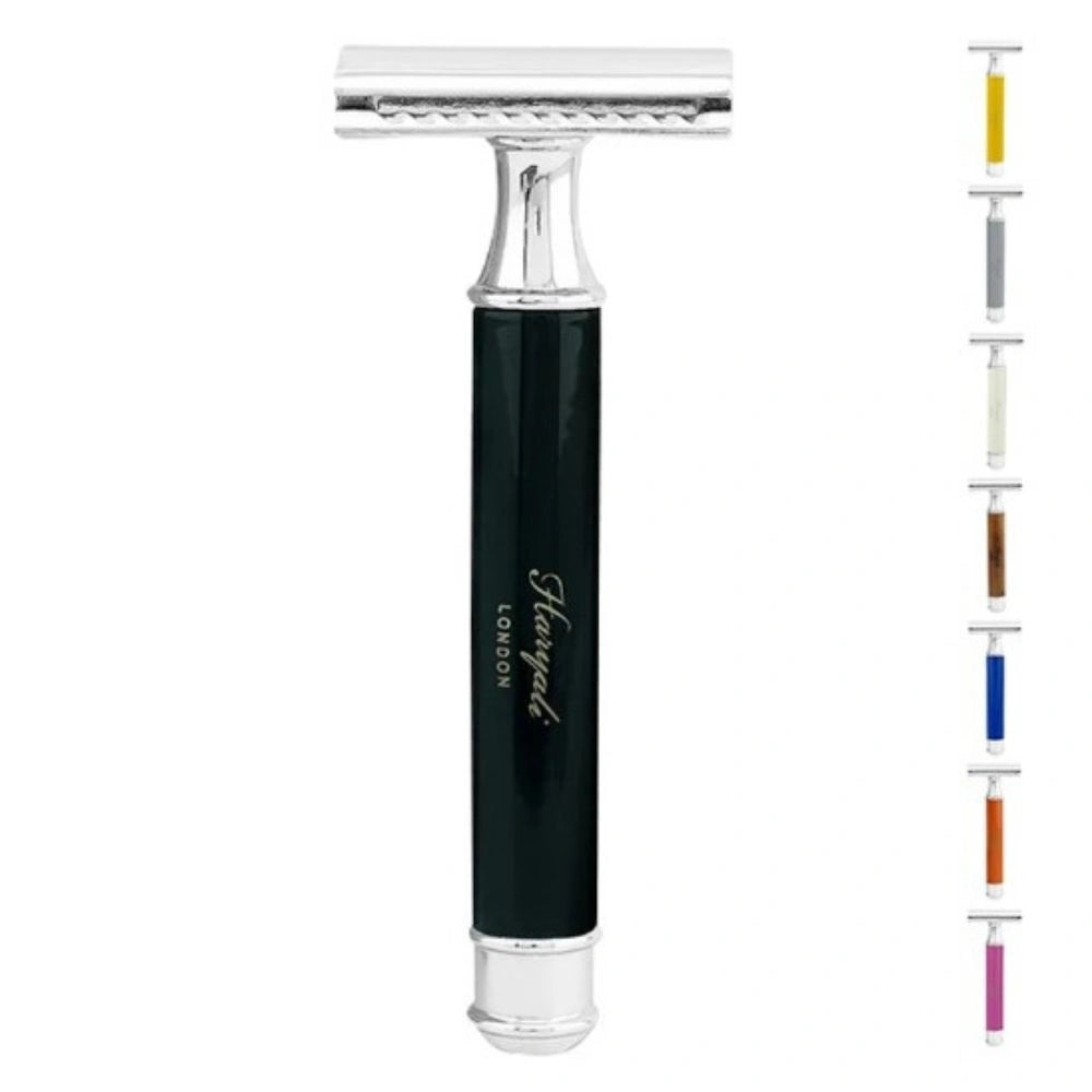 Multi-Color Round Pencil Double Edge Safety Razor - Haryali - London