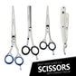 4 Pcs Barber Hair Cutting Set/Hairdressing Kit Scissors & Razors - HARYALI LONDON