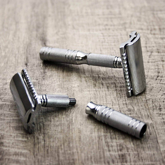 Haryali Double Edge Safety Razor 4-pecs Best Traveling Companion Shaving Razor - HARYALI LONDON