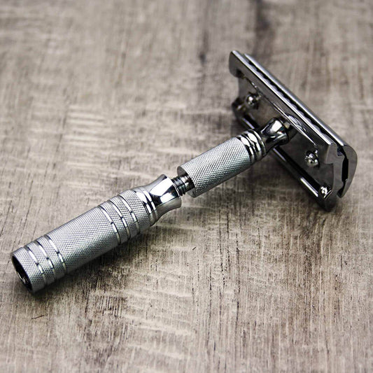 Haryali Double Edge Safety Razor 4-pecs Best Traveling Companion Shaving Razor - HARYALI LONDON