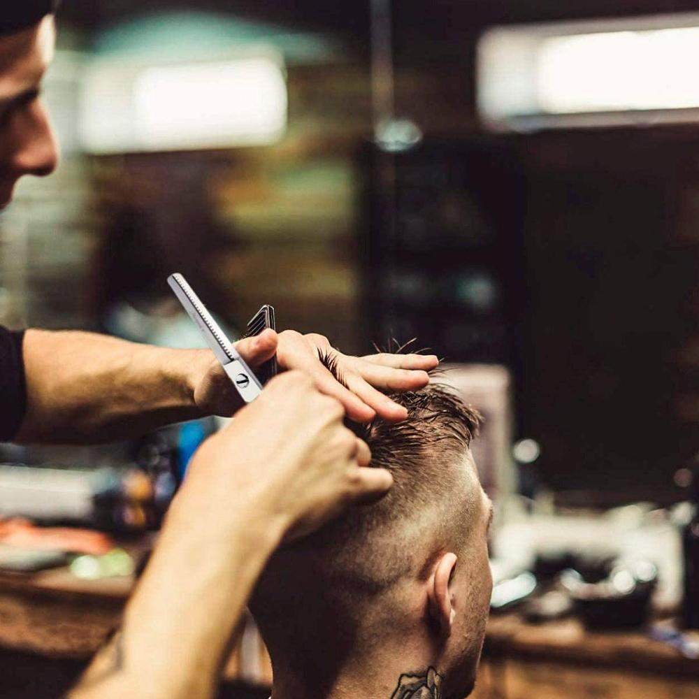 Haryali London 6.5 Hair Thinning Texturizing Barber Scissors - HARYALI LONDON