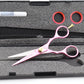 Haryali Pink 5.5" Hair Cutting Salon Barber Scissors With Adjustable Screw - HARYALI LONDON