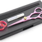 Haryali Pink 5.5" Hair Cutting Salon Barber Scissors With Adjustable Screw - HARYALI LONDON