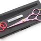 Haryali Pink 5.5" Hair Cutting Salon Barber Scissors With Adjustable Screw - HARYALI LONDON