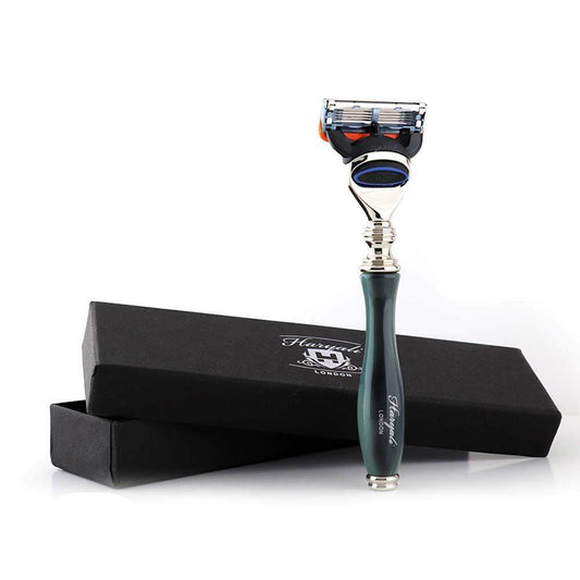 Haryali's 5 Edge Shaving Razor - Green - HARYALI LONDON