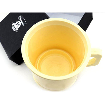 Ivory Shaving Mug In Classical Victorian Style Light Weight In Plastic - HARYALI LONDON
