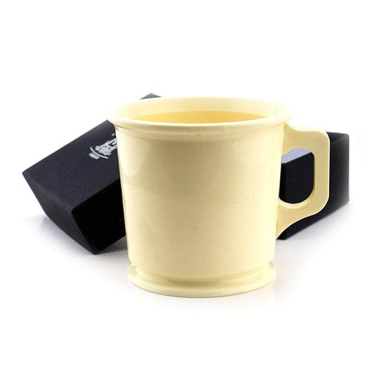 Ivory Shaving Mug In Classical Victorian Style Light Weight In Plastic - HARYALI LONDON