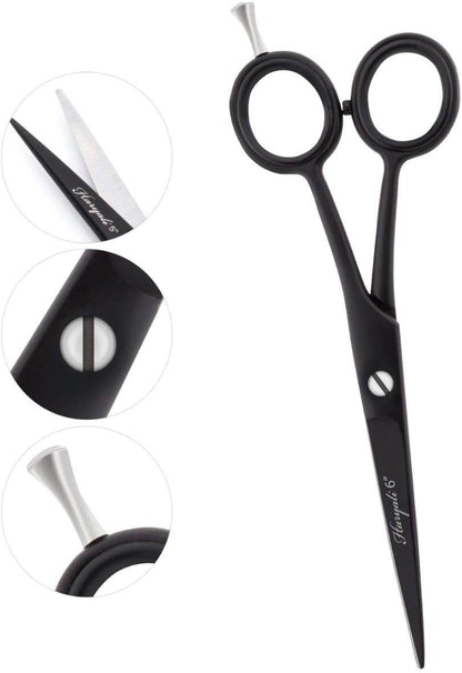Professional Barber Hairdressing Scissor, 6 Inches Stainless Steel Haircutting Shear - HARYALI LONDON