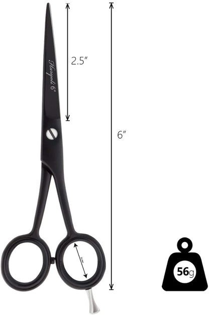 Professional Barber Hairdressing Scissor, 6 Inches Stainless Steel Haircutting Shear - HARYALI LONDON