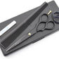 Professional Black 6.0" Barber Scissors with Razor Sharp Edges - HARYALI LONDON