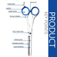 Thinning Cutting Scissors Barber Hair Texturing Shears - HARYALI LONDON