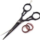 5.5 Inch Black Sharp Hair Scissor for Men Women - HARYALI LONDON
