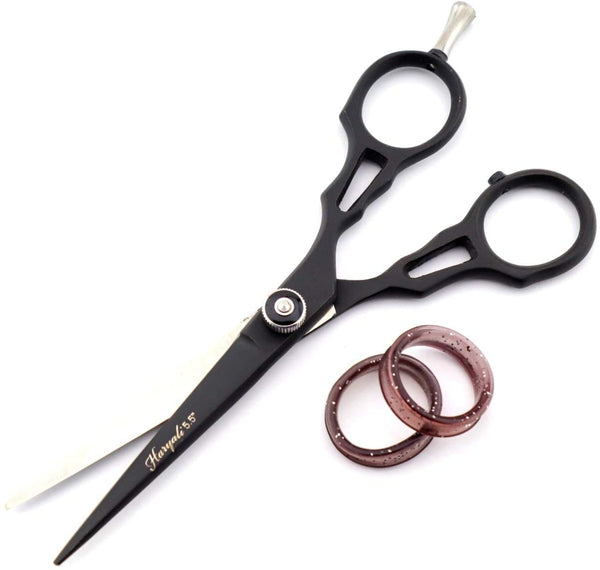 5.5 Inch Black Sharp Hair Scissor for Men Women