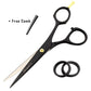 Black Hair Scissors for Professional Hairdressing Men Women - HARYALI LONDON