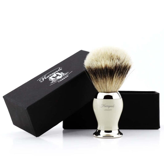Haryali's Balance Silvertip Badger Shaving Brush - HARYALI LONDON