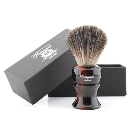 Haryali's Glory Synthetic Black Hair Shaving Brush - HARYALI LONDON