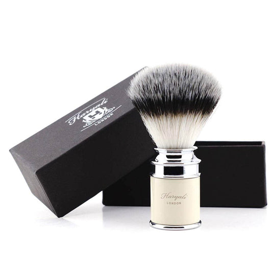Haryali's Drum Synthetic Silvertip Shaving Brush - HARYALI LONDON