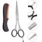 Beard & Mustache Hair Trimming Scissor + Beard Comb - HARYALI LONDON