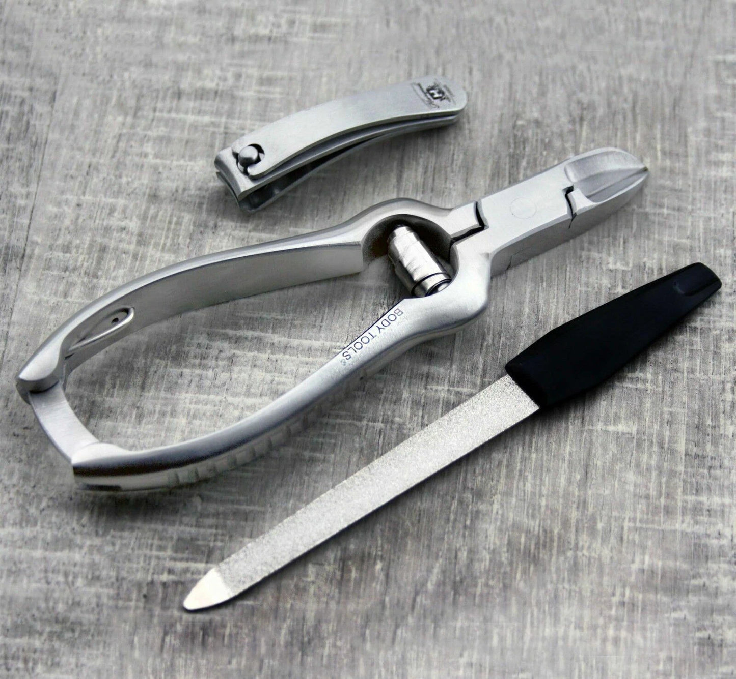 Professional Nail Clipper & Toenail Cutter Set with Nail File - HARYALI LONDON