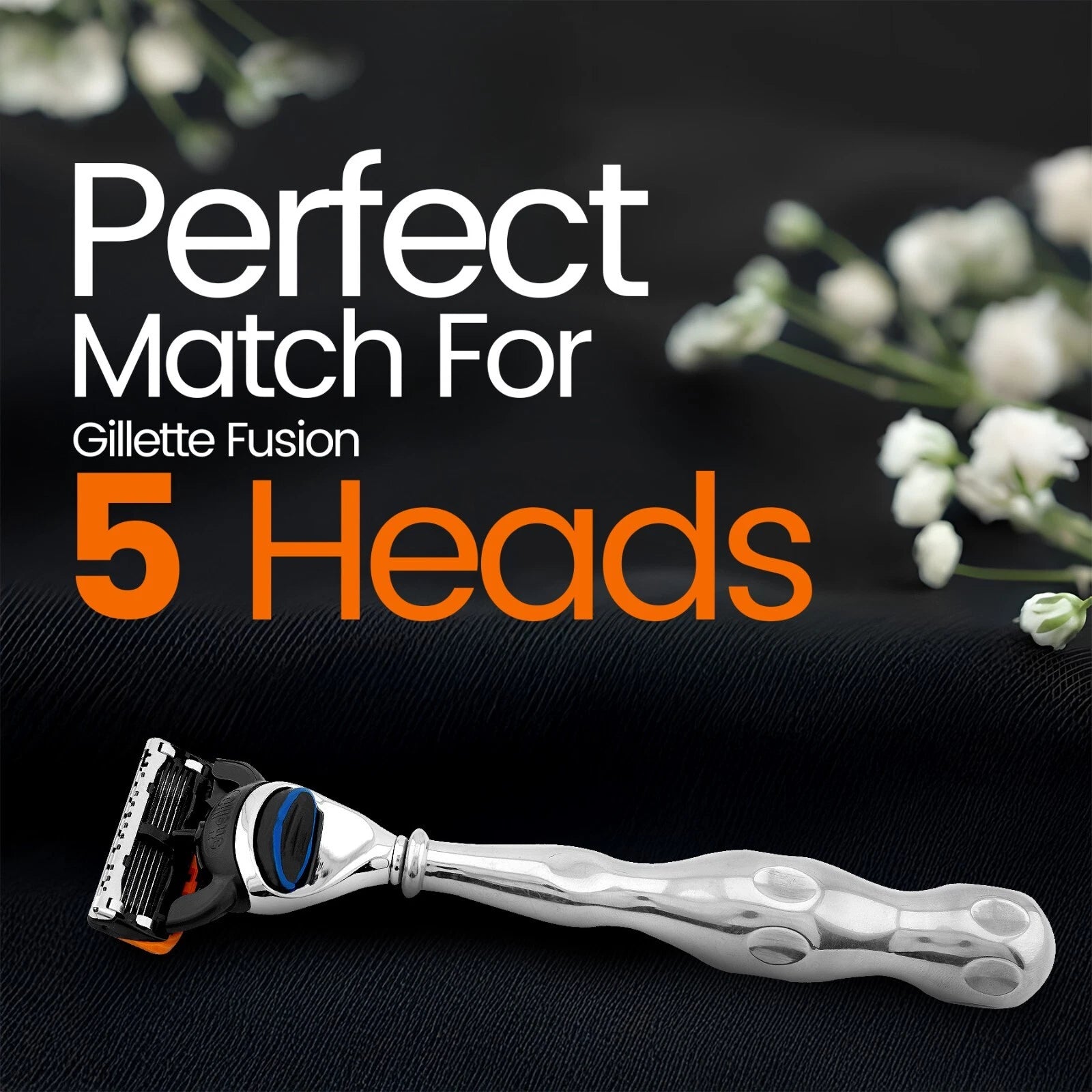 5 Blade Razor Stainless Steel Vase Shape - HARYALI LONDON