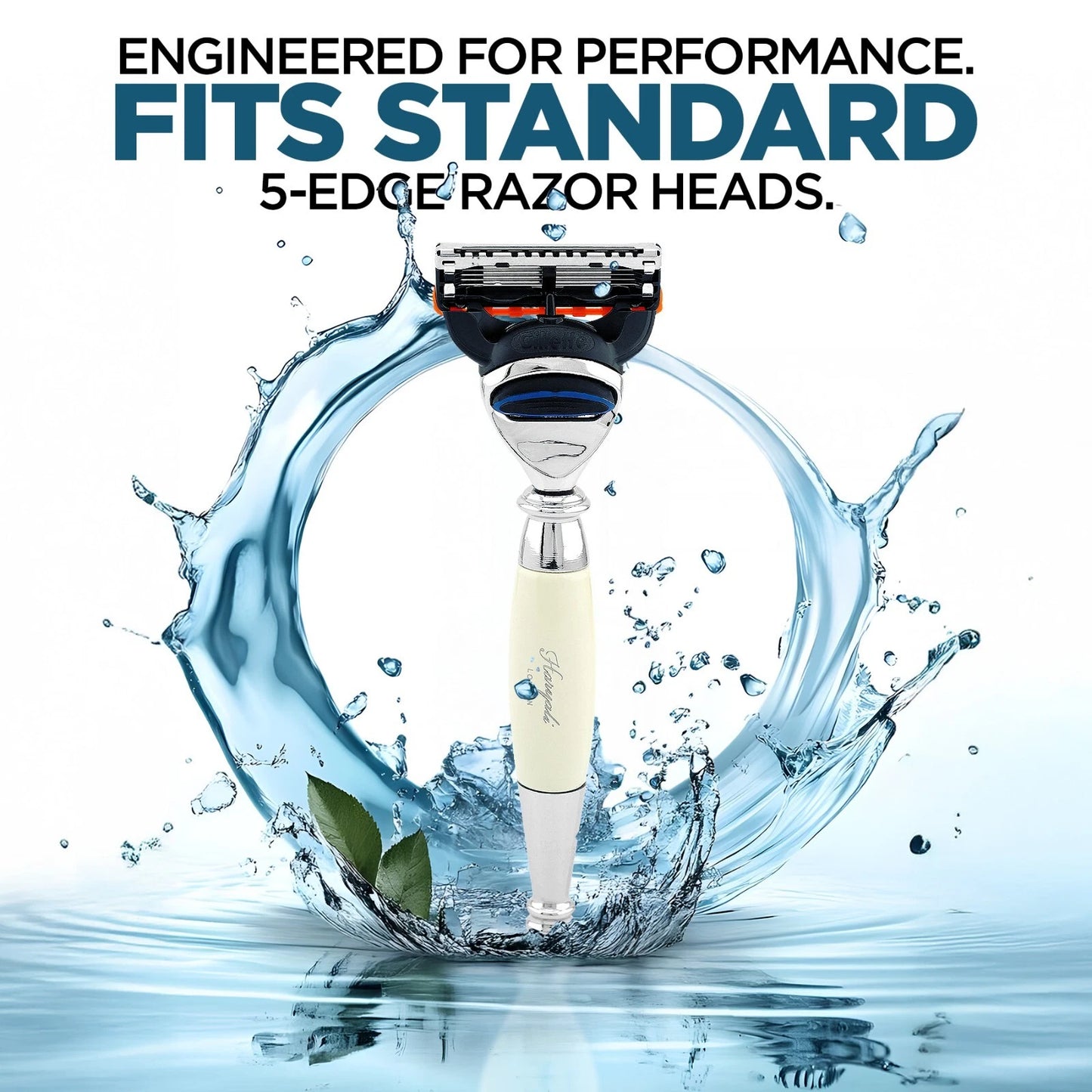 Tandoori Half Ivory 5 Blade Razor for Men - HARYALI LONDON