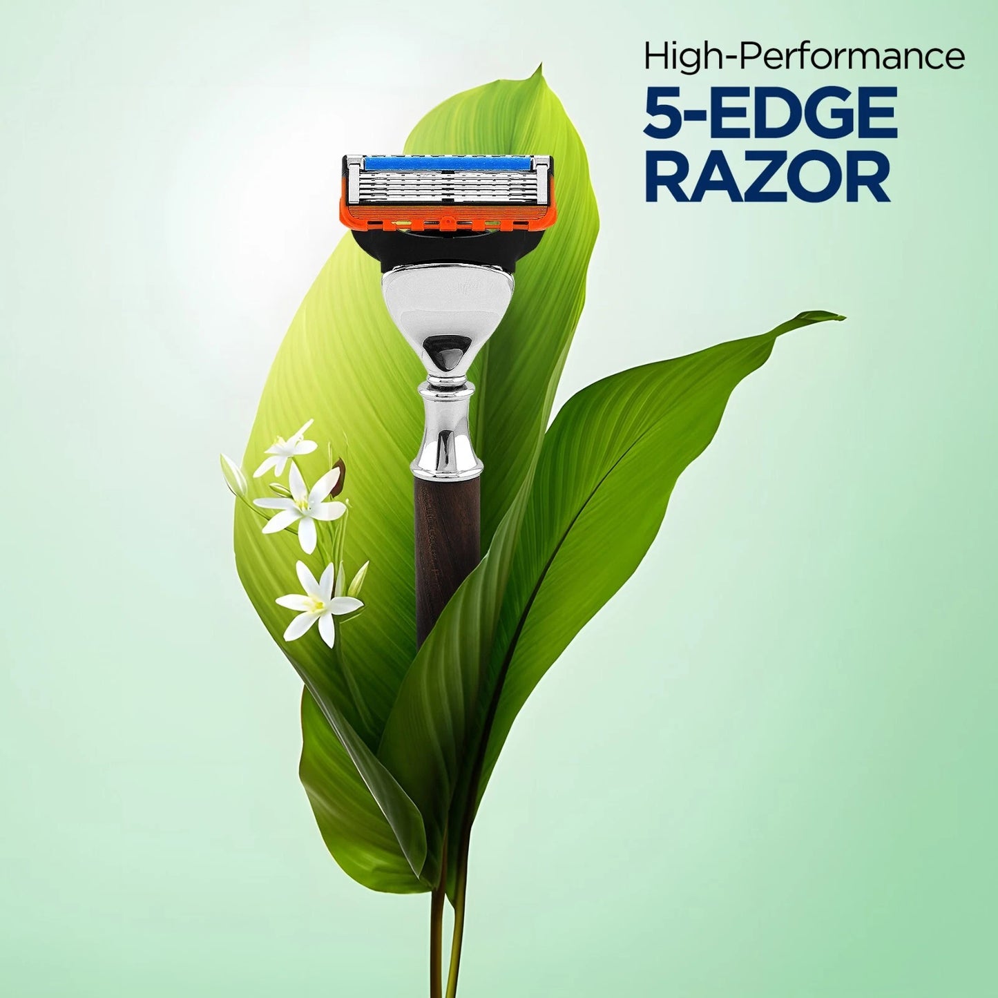 Titan Wood 5 Blade Razor for Men - HARYALI LONDON