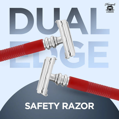 Butterfly Safety Razor in Metallic Red