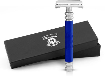 Butterfly Safety Razor in Metallic Blue