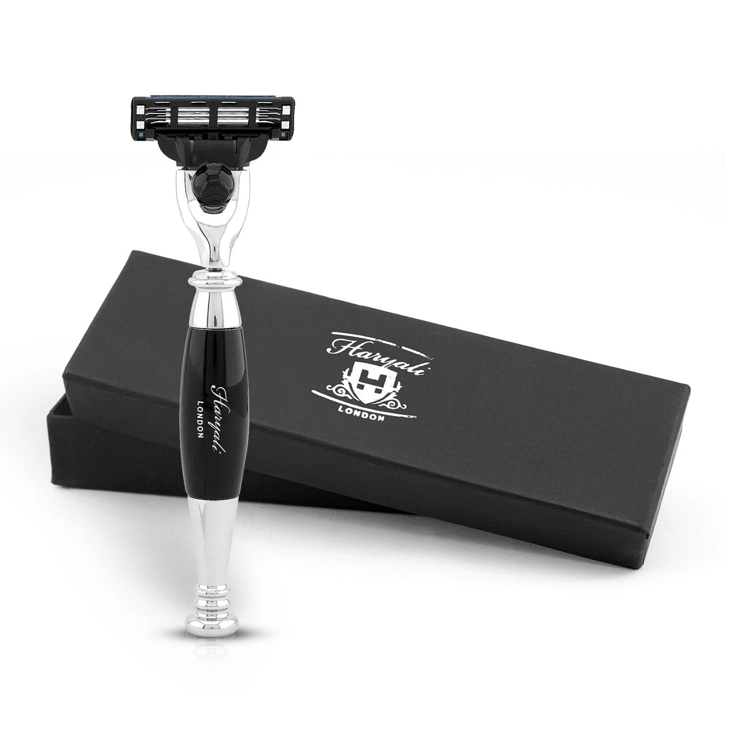 Tandoori 3 Blade Razor Black Half Nex Grip