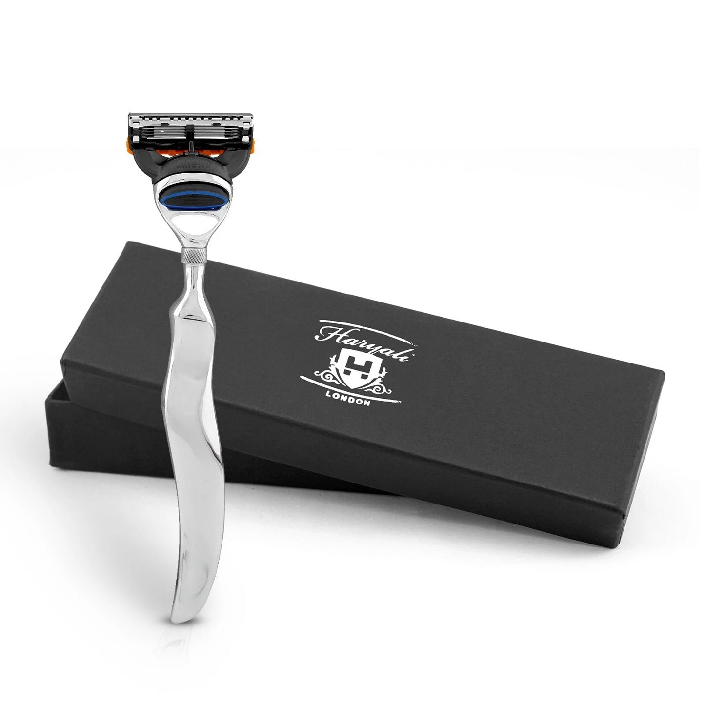 5 Blade Shaving Razor Stainless Steel Wavy Long Handle