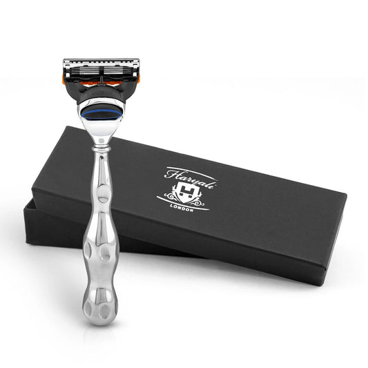 5 Blade Razor Stainless Steel Vase Shape