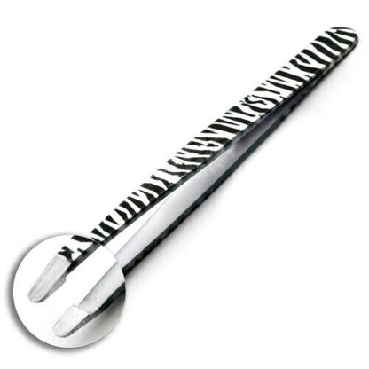 Professional Stainless Steel Zebra Print Eyebrow Tweezers Set - HARYALI LONDON