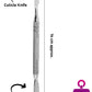 Stainless Steel Made Cuticle Knife & Pusher for Finger Nails Unisex - HARYALI LONDON