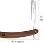 Haryali's Cut Throat Razor Gift Set - Wood Handle