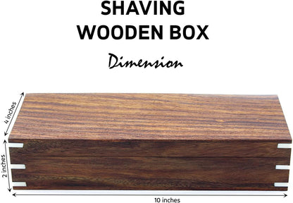 Haryali's Wooden Straight Edge Razor Kit