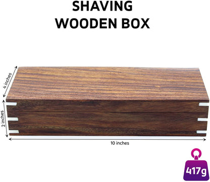 Haryali's Straight Edge Razor Kit - Wood Handle