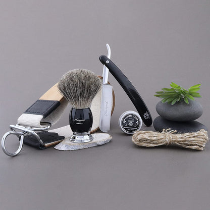 Haryali's Straight Razor Set - Black Color