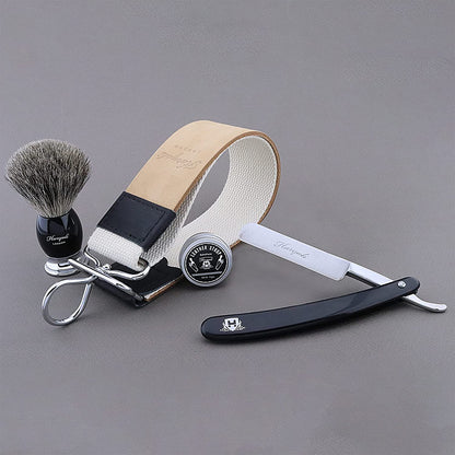 Haryali's Straight Razor Set - Black Color